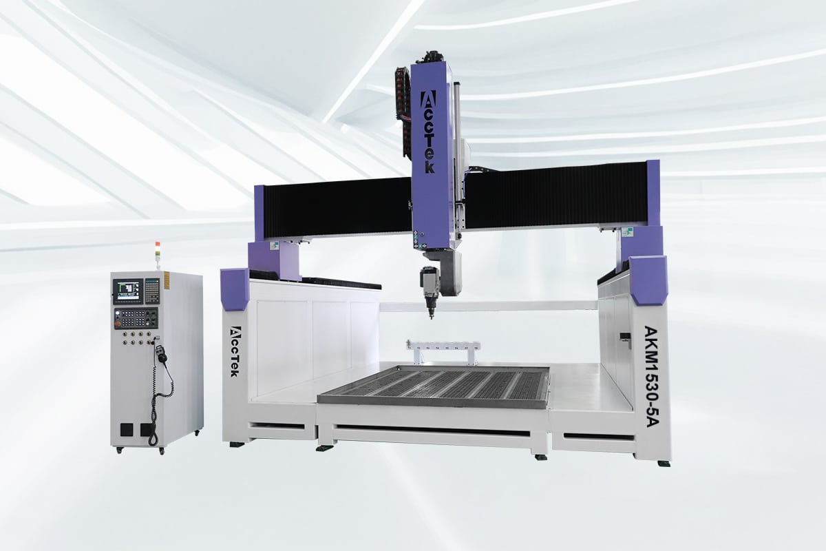 1530D Frezeleme için Endüstriyel 5 3 Eksenli CNC Router