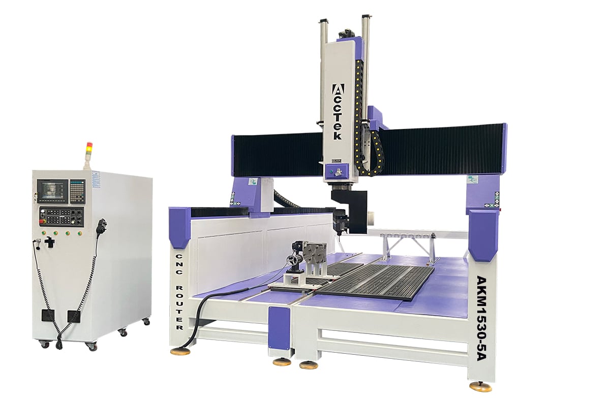 Industrial 1530 5-Axis CNC Router For 3D Milling