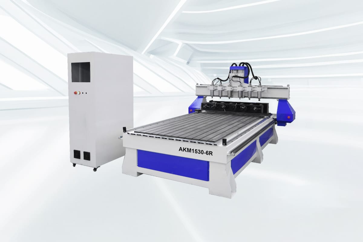 回転軸を備えた手頃な価格の 4 スピンドル 1530 CNC ルーター