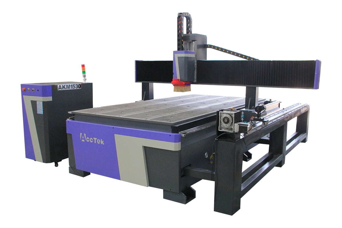 Cost-Effective 1530 Rotary Axis CNC Router in China