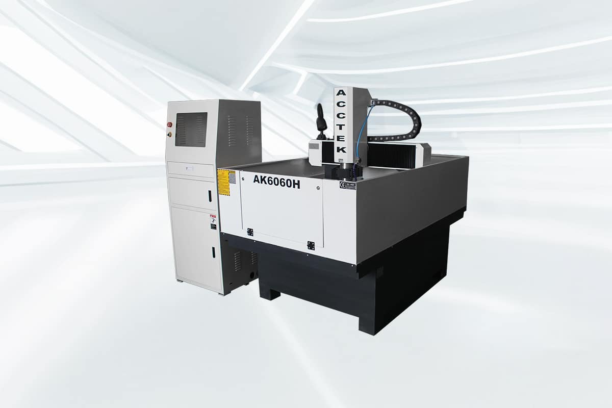 Semi-Enclosed 6060 Metal CNC Router With Heavy-Duty Body