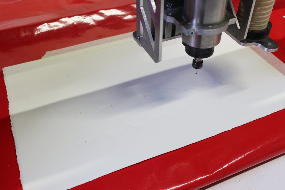 การใช้เราเตอร์ CNC บนกระดาษ